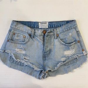 One Teaspoon distressed shorts